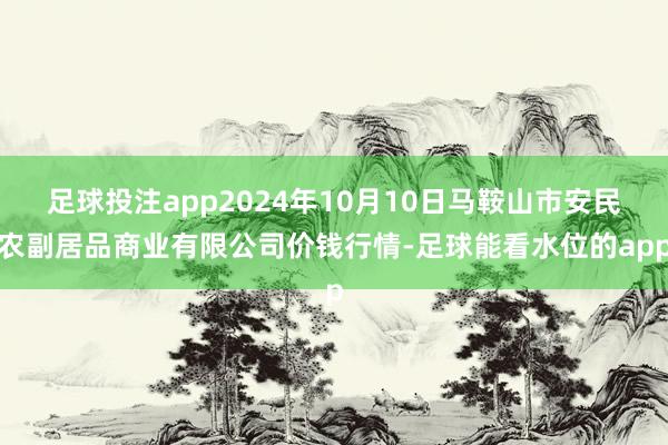 足球投注app2024年10月10日马鞍山市安民农副居品商业有限公司价钱行情-足球能看水位的app